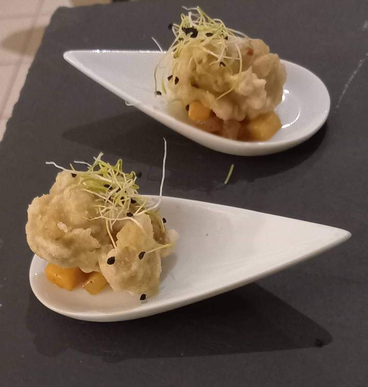Mise en bouche, cuisine fusion Saint-André-de-Cubzac