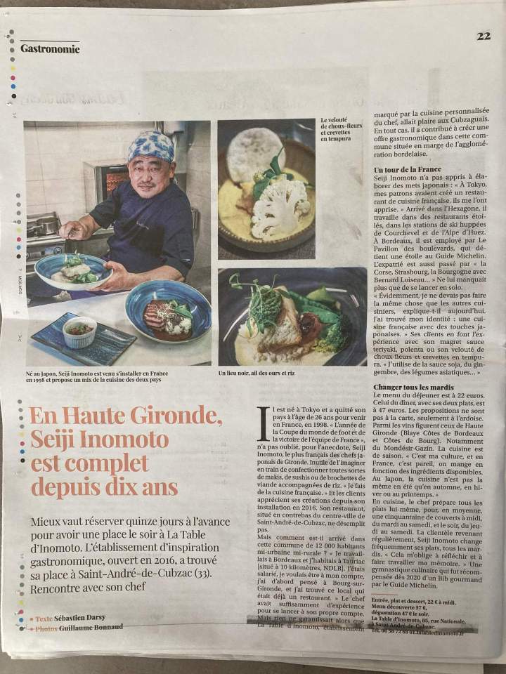 Article Sud Ouest Avril 2026